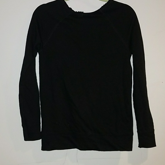 Black Long Sleeve (chic happens) size: sml - Picture 4 of 6